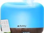 Διαχύτης αρώματος και υγραντήρας αέρα RUHHY LED με τηλεχειριστήριο 300 ml