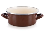 Σμαλτωμένη κατσαρόλα Brown 20,5 cm, 2,2 l